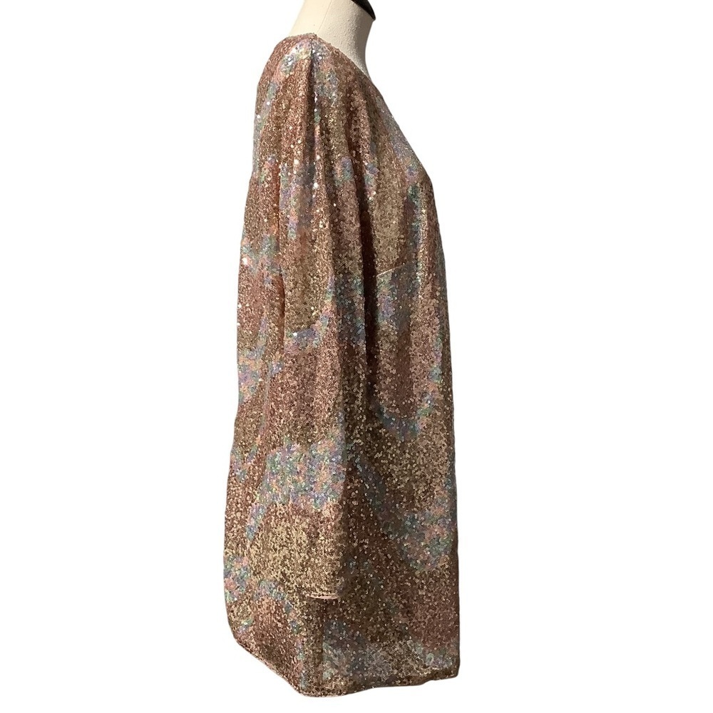H&M Rose Gold Sequin Dress - Size XL - Picture 6 of 12